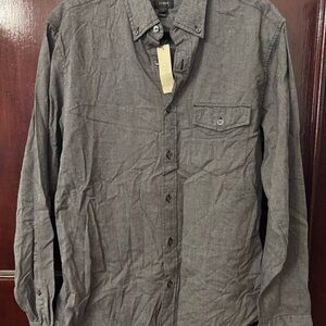 J. Crew Charcoal Button-Down Shirt